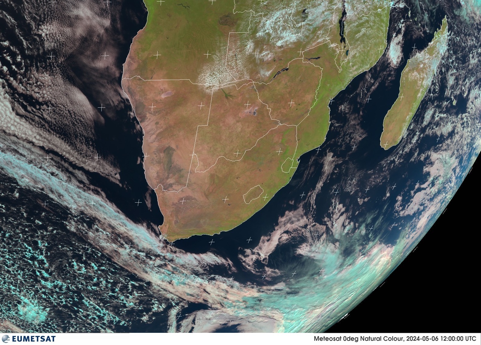 Satellitenbild Südliches Afrika