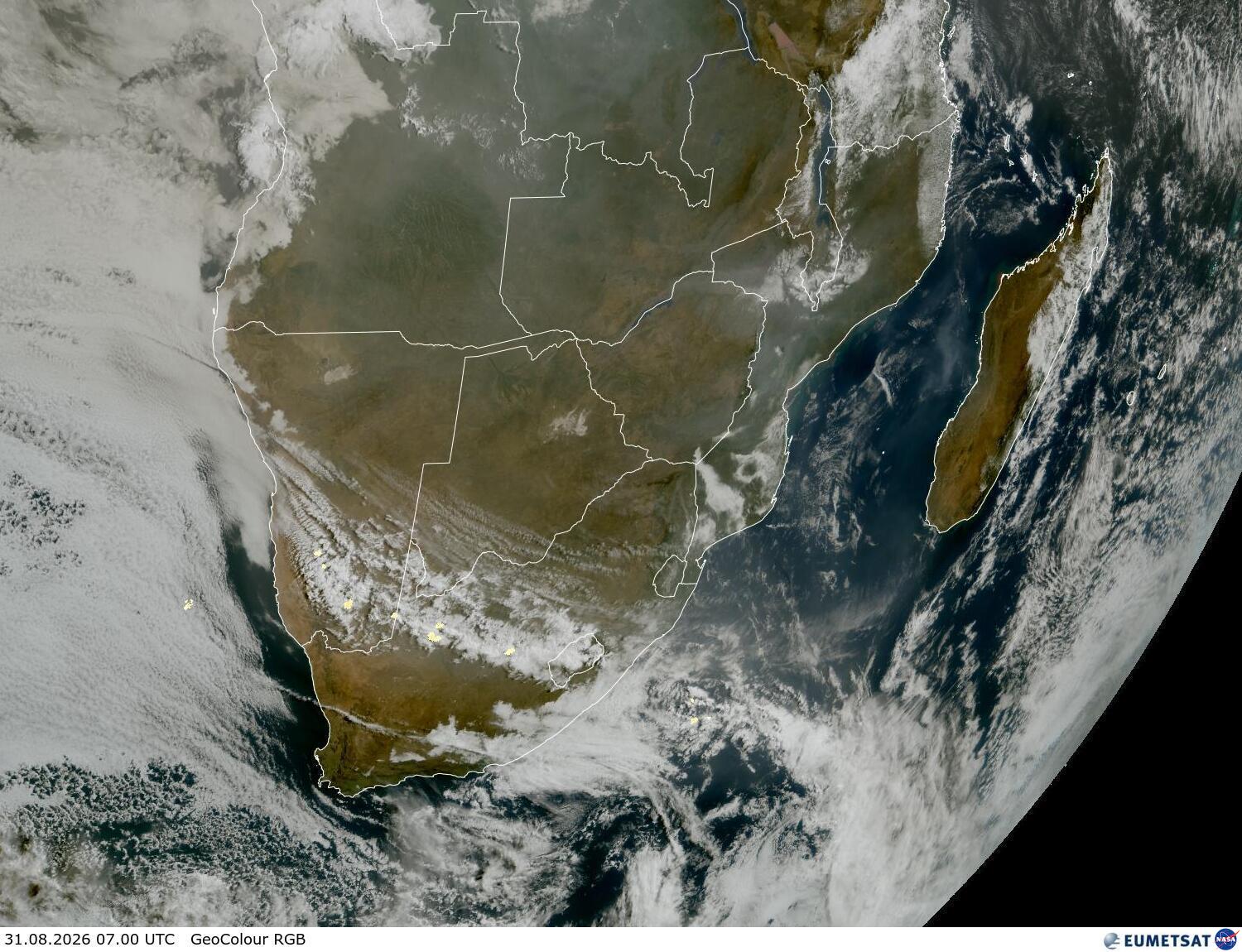 Satellitenbild Afrika Süd Satellitenbild Afrika GeoColour