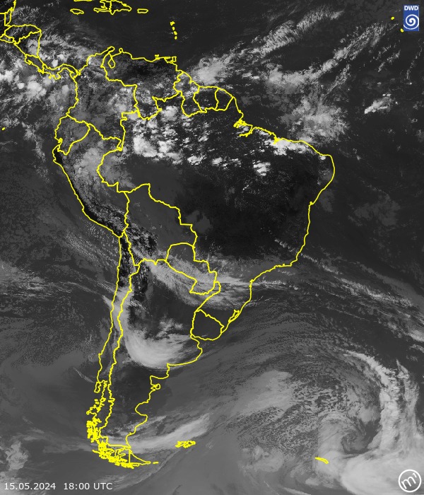 Satellite Image South America