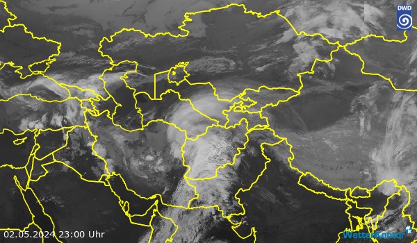 Satellitenbild Zentralasien