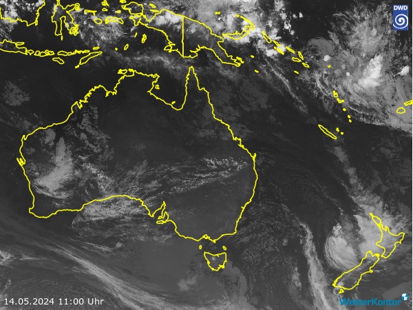 Satellitenbild Australien & Ozeanien