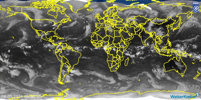 Satellitenbild Welt